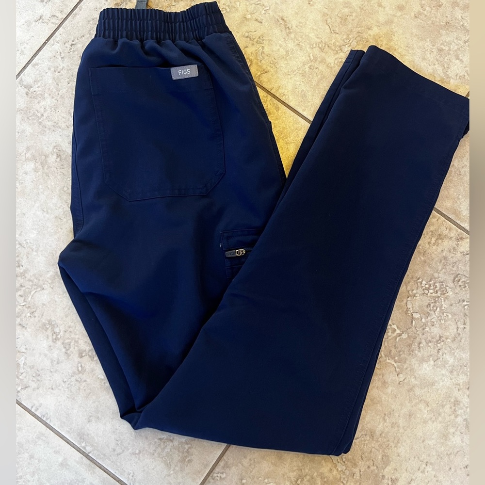 Xs navy figs scrub pant